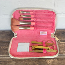 Load image into Gallery viewer, Cosmetic Brush And Nail Set~Ivory Dot