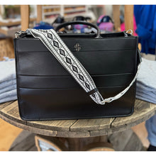 Load image into Gallery viewer, Vegan Leather Tote by Simply Southern~Black