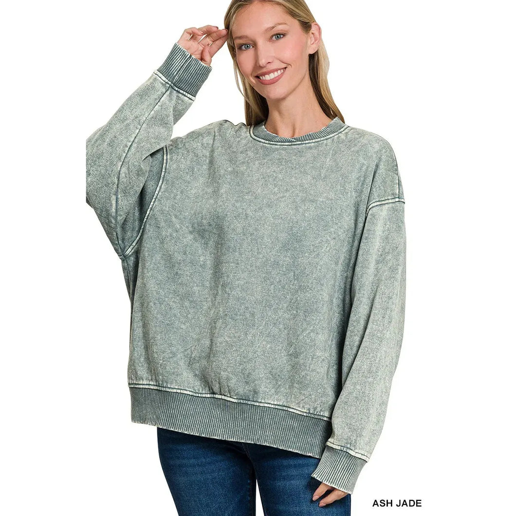 Everyday Oversized Sweatshirt~Ash Jade