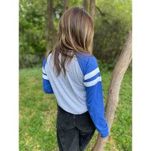 Load image into Gallery viewer, Varsity Long Sleeve Shirt~Royal
