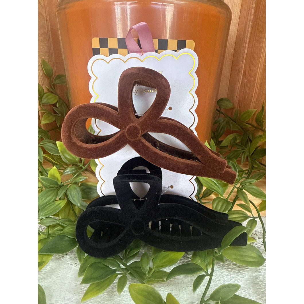 Hair Clip~Black Bow~Simply Southern