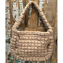 Load image into Gallery viewer, Puff Hobo Bag by Simply Southern~Mocha
