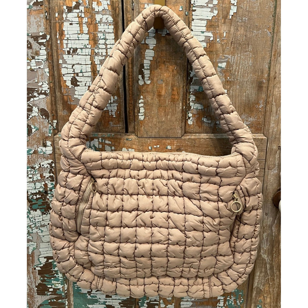 Puff Hobo Bag by Simply Southern~Mocha