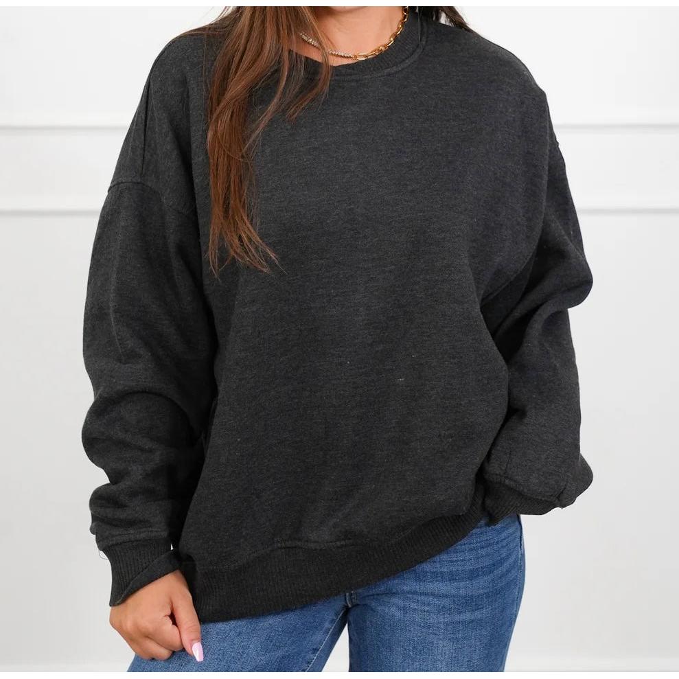 Everyday Oversized Sweatshirt~Black