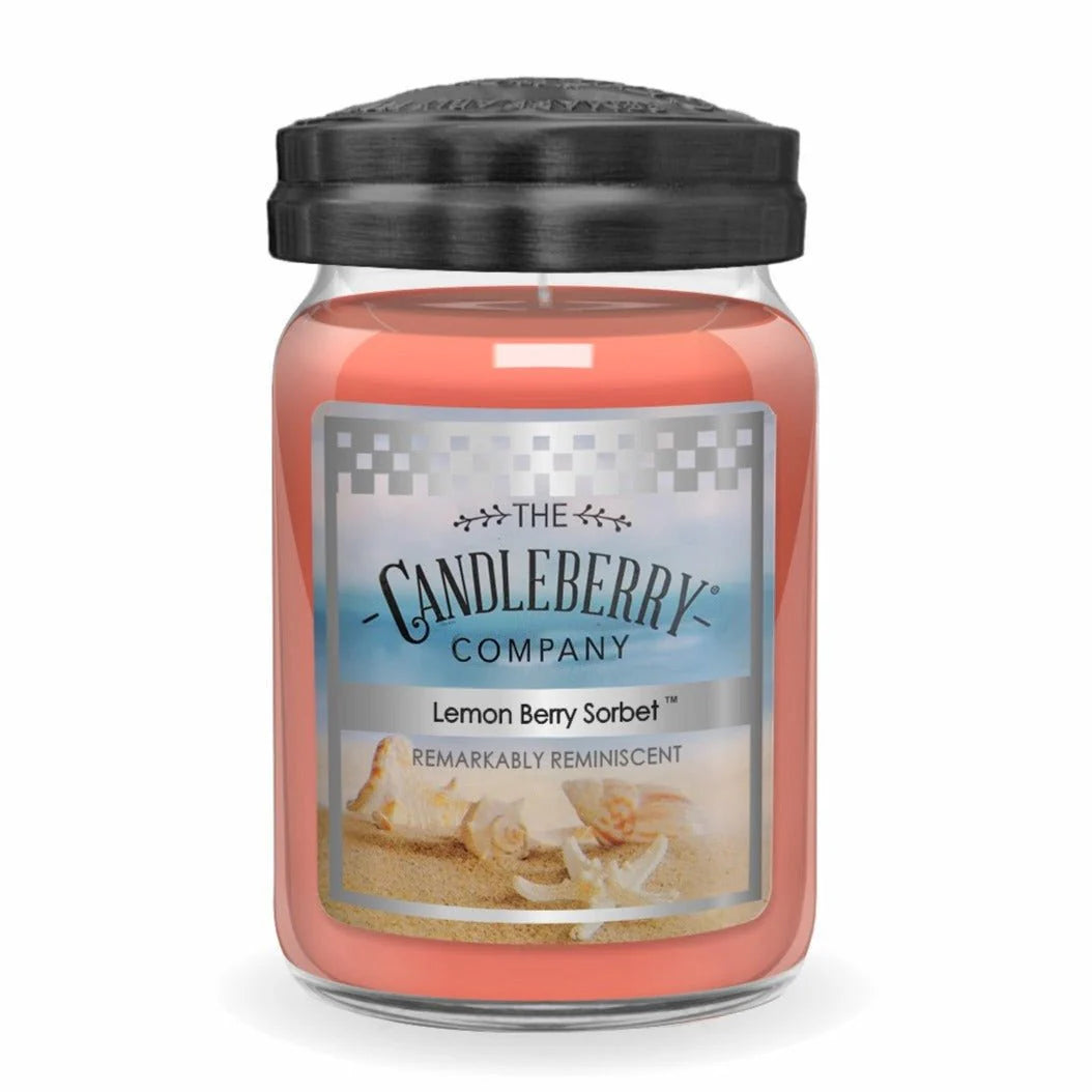 Candleberry Candle Beach Collection~Lemonberry Sorbet 26oz