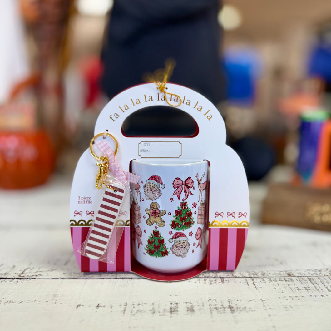 Mug Keychain Set by Simply Southern ~Christmas~