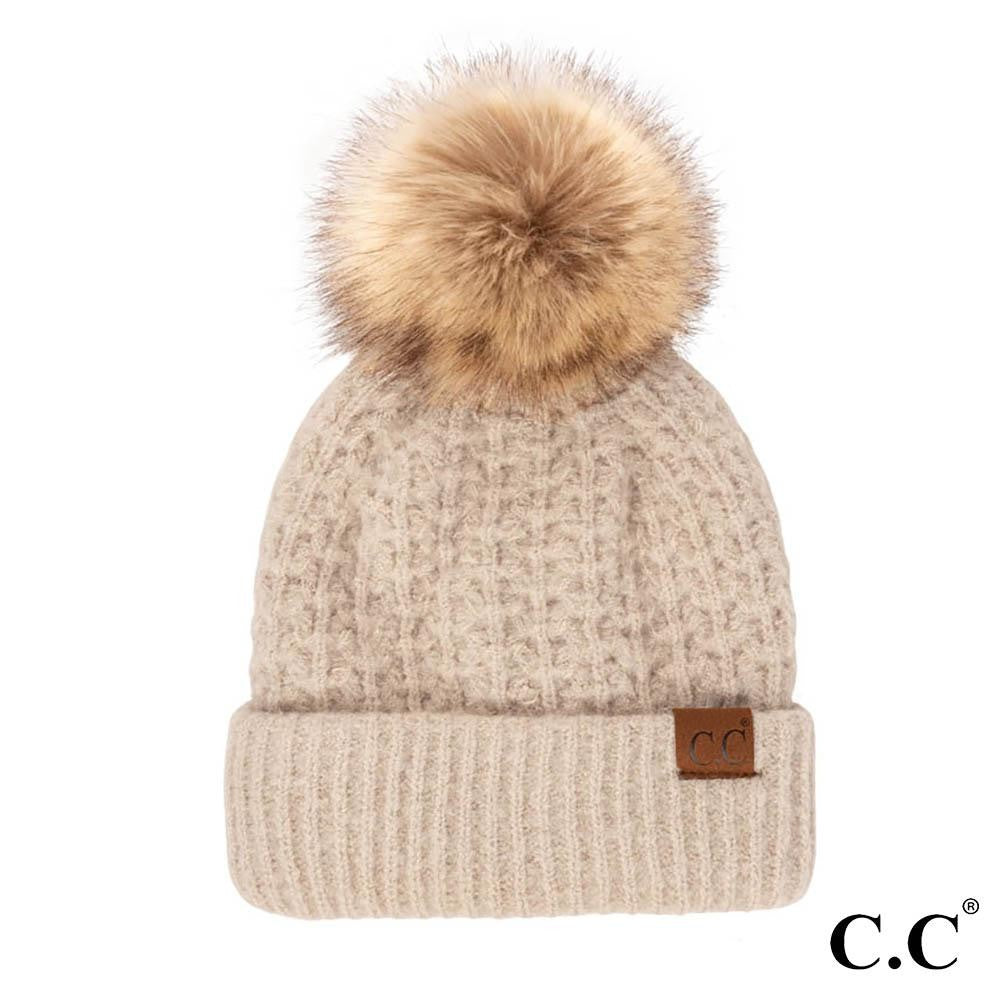 CC Pom Beanie~Beige