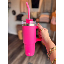 Load image into Gallery viewer, Solid Tumbler 30oz by Simply Southern~Hot Pink
