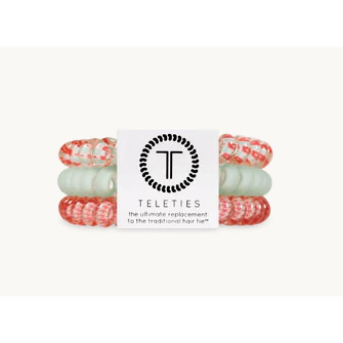 Teleties Hair Ties Small ~Calming Coral