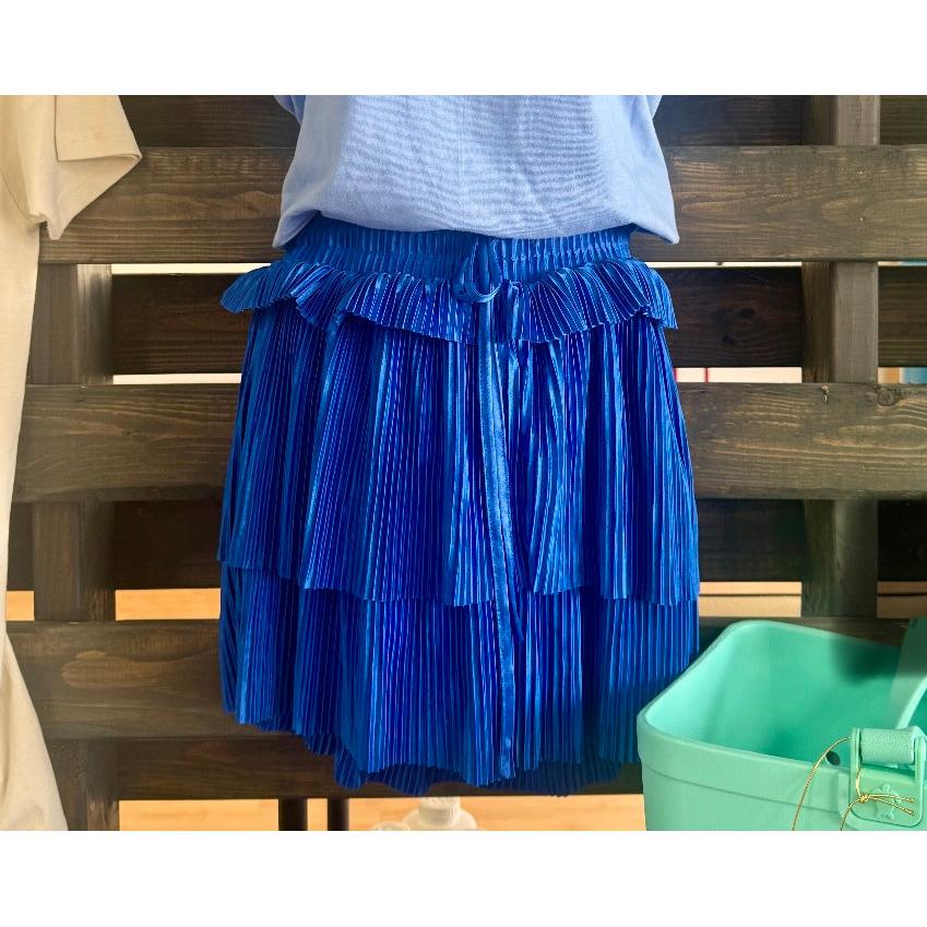 ~Sapphire~ Pleated Skirt by Simply Southern