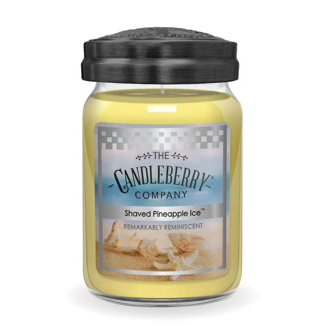Candleberry Candle Beach Collection~Shaved Pineapple Ice 26oz