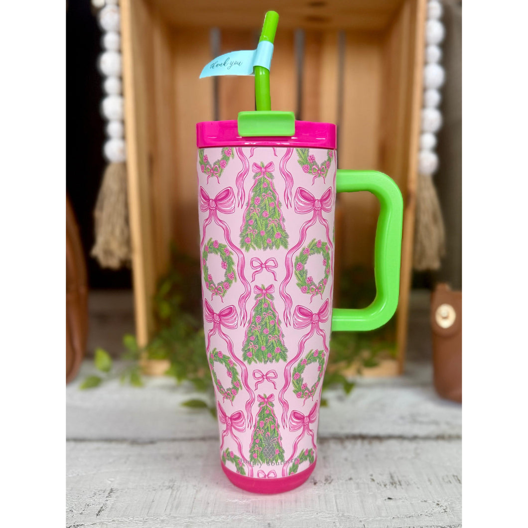 Holiday Green Tumbler 40oz by Simply Southern