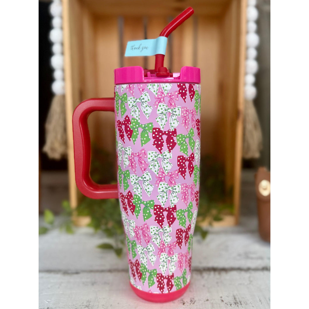 Holiday Dots Tumbler 40oz by Simply Southern