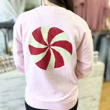 Load image into Gallery viewer, Merry and Bright Sweatshirt~Pink
