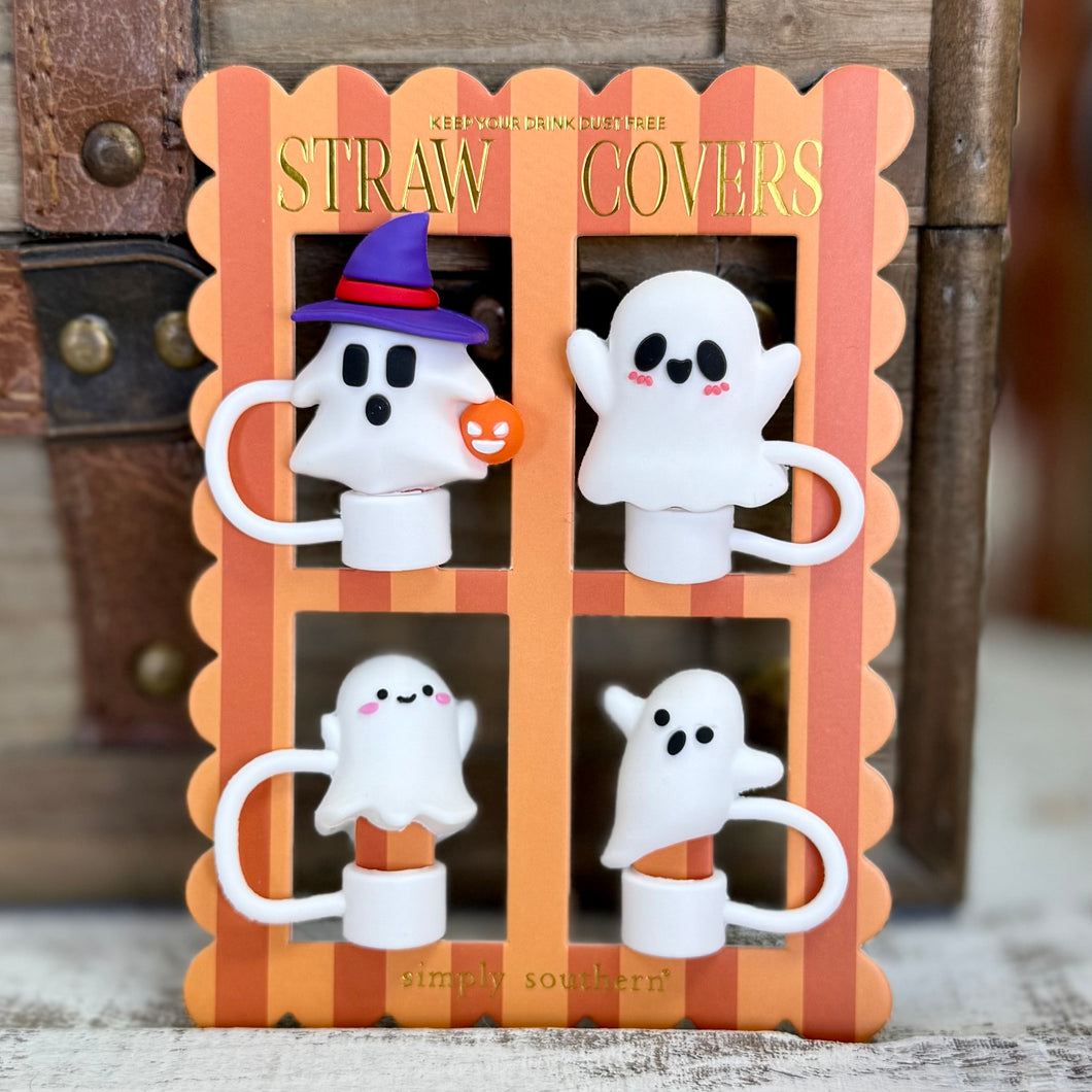 Straw Covers by Simply Southern~Ghost