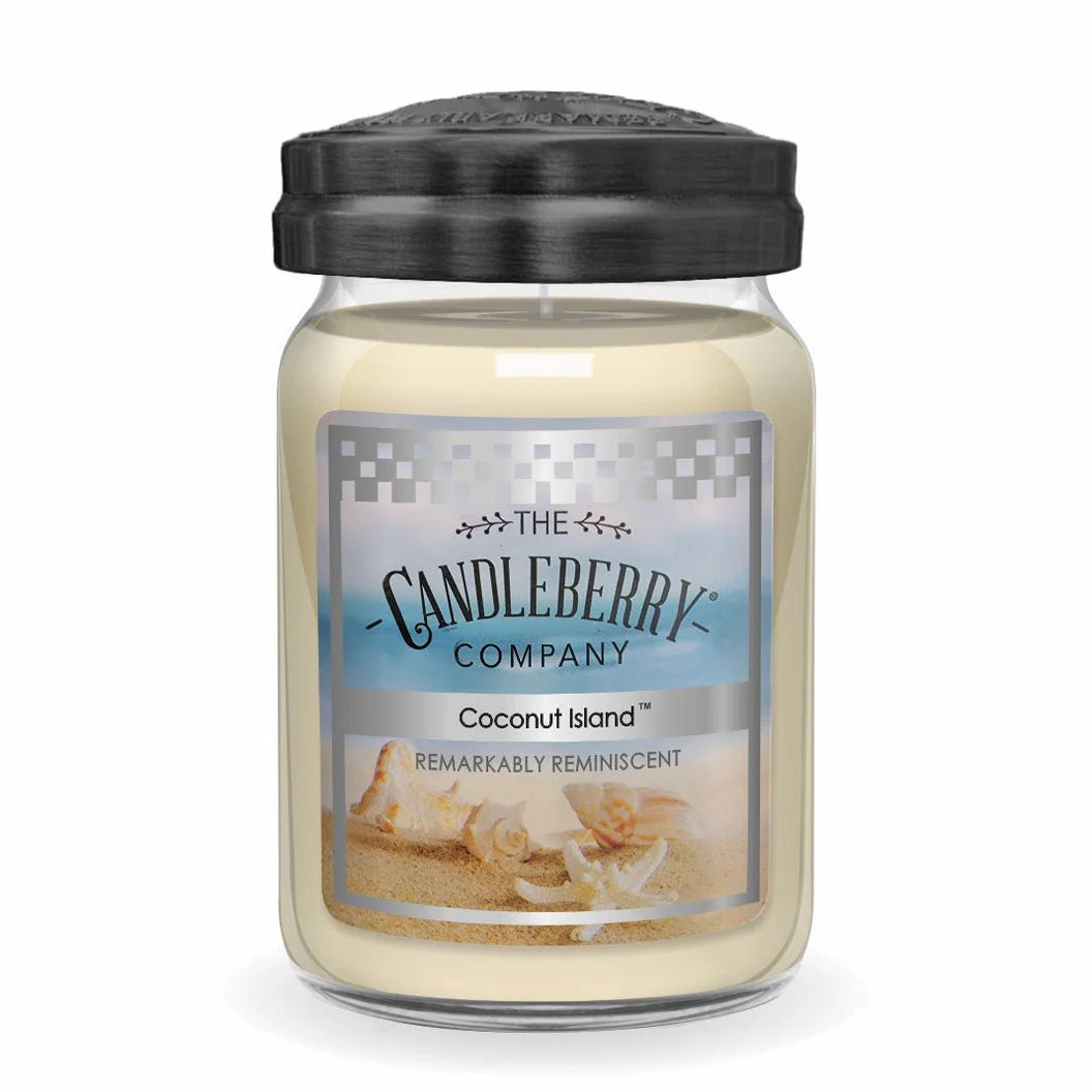 Candleberry Candle Beach Collection~Coconut Island 26oz