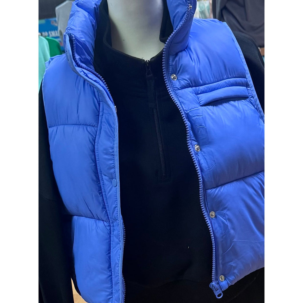 Puffer Vest Blue~Simply Southern