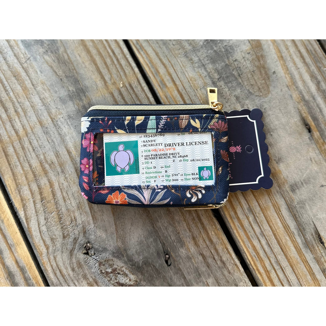 Zipper Wallet by Simply Southern~Navy Field