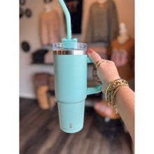 Load image into Gallery viewer, Solid Tumbler 30oz by Simply Southern~Mint
