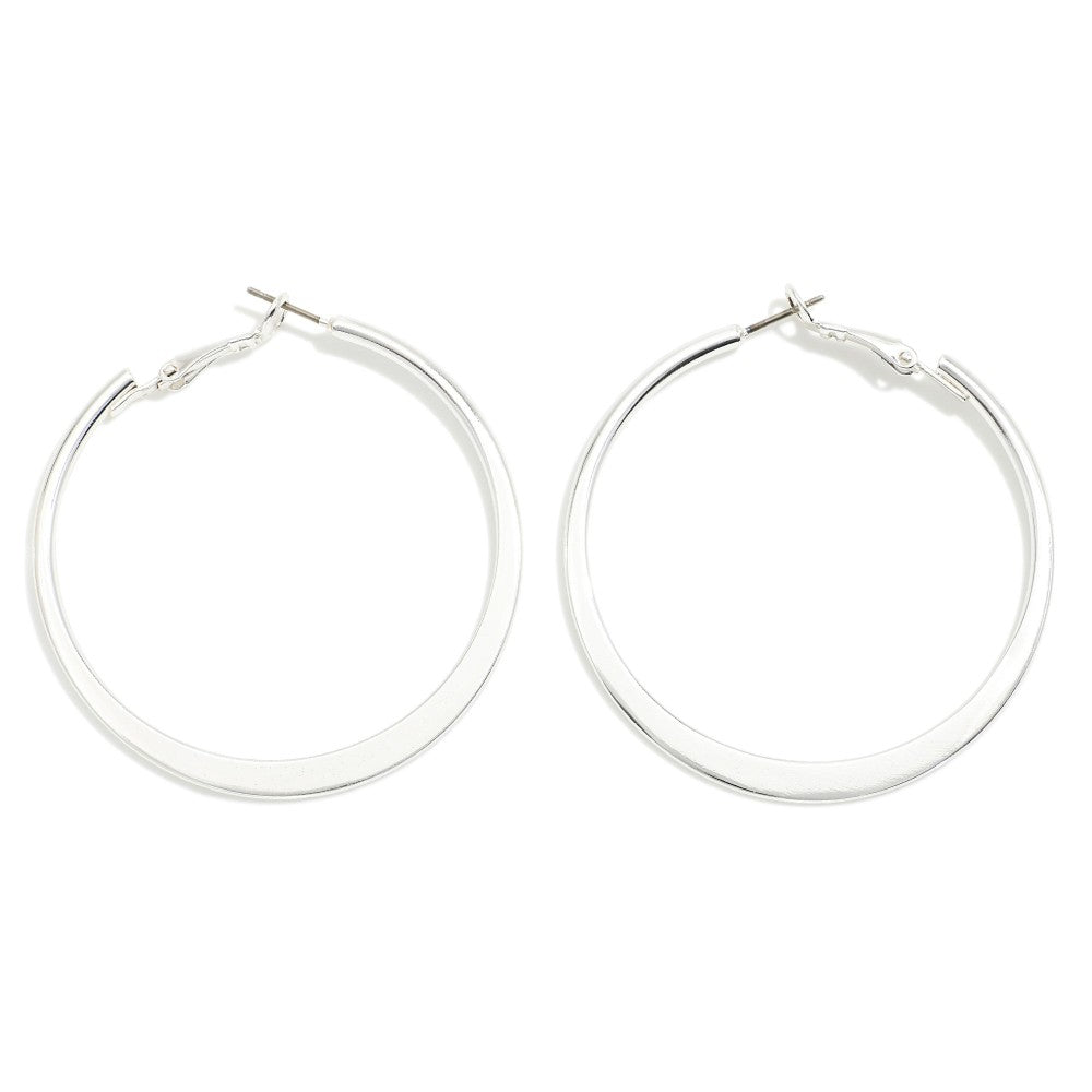 Tapered Metal Earrings