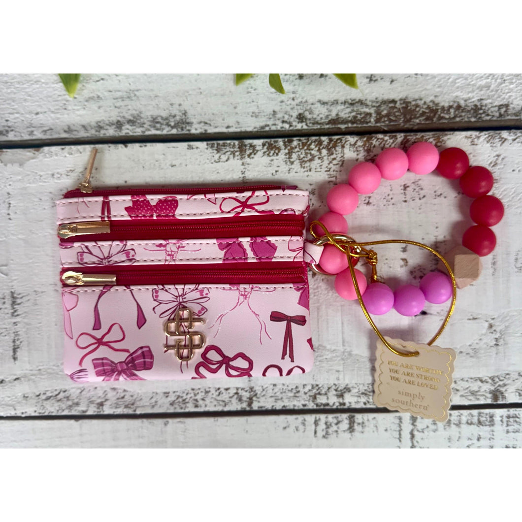 Bead Bangle Wallet By Simply Southern~Bow