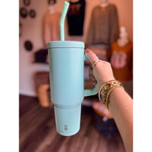 Load image into Gallery viewer, Solid Tumbler 40oz by Simply Southern~ Mint
