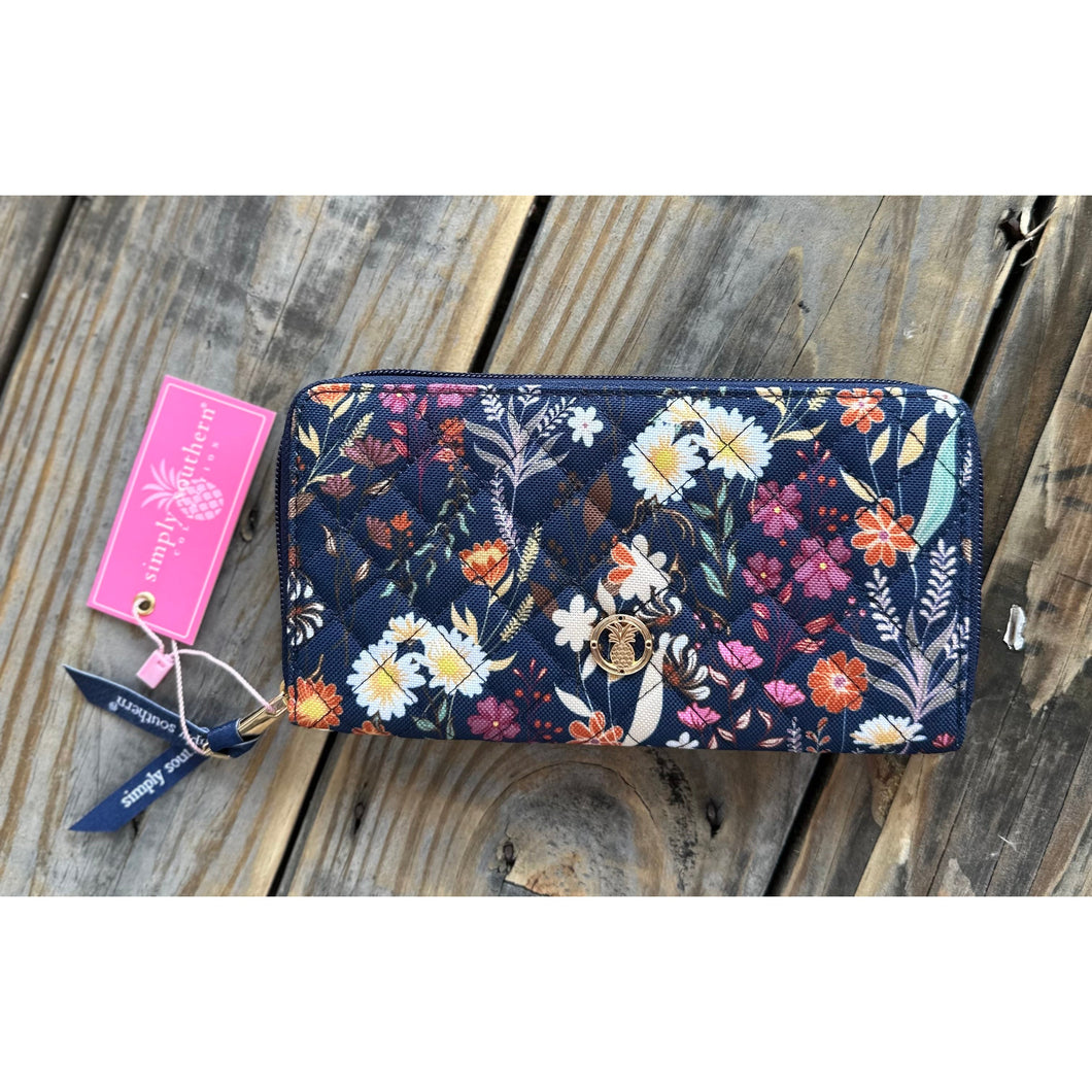 Phone Wallet by Simply Southern~ Navy Field