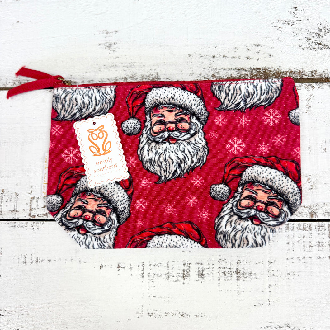 Seasonal Pouch Bag by Simply Southern~Santa