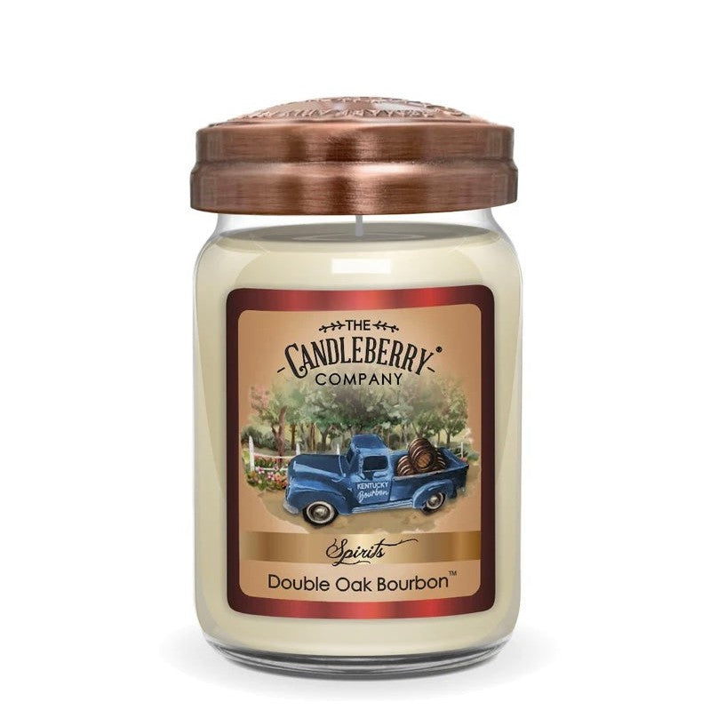 Spirits~Candleberry Candle ~Double Oak Bourbon 26oz