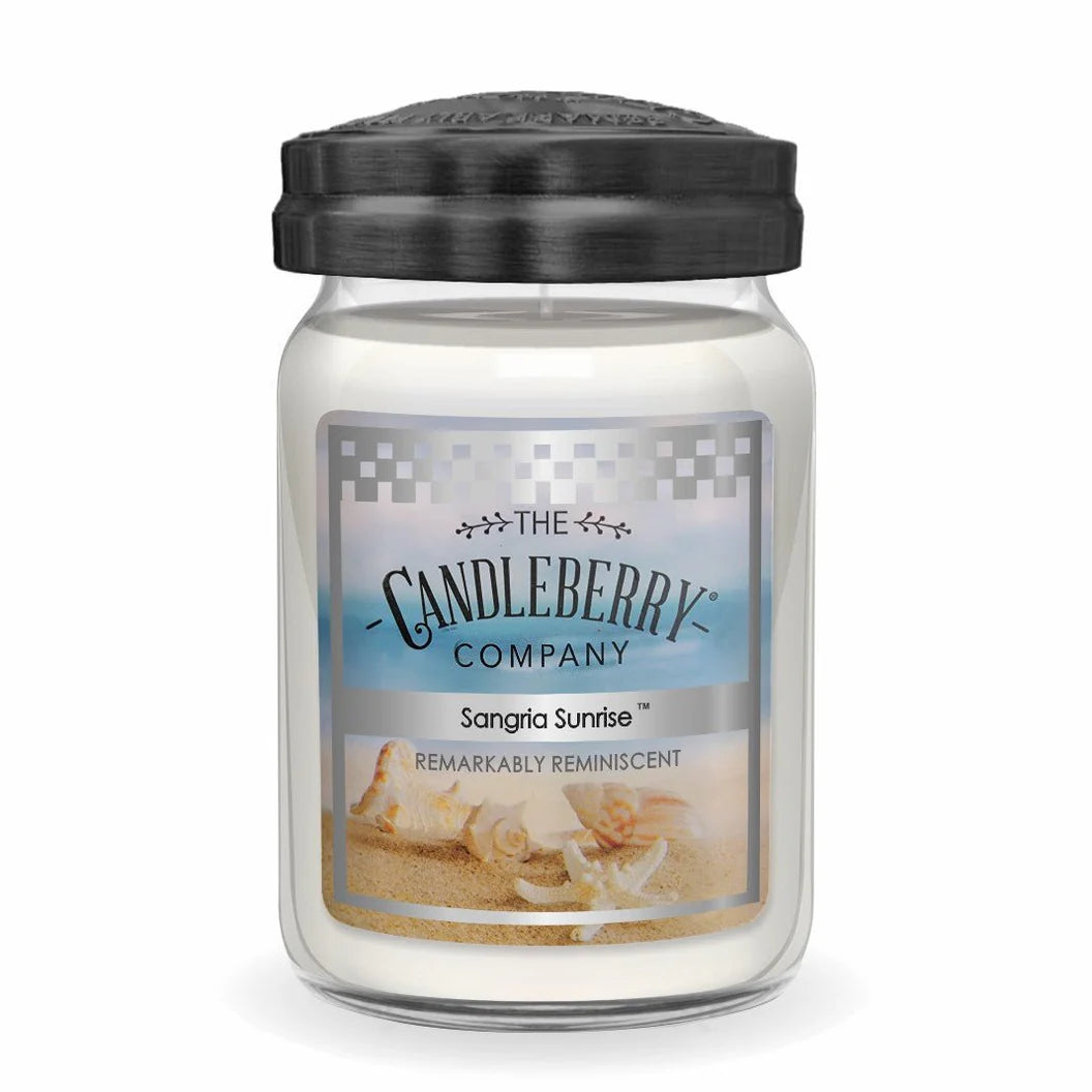 Candleberry Candle Beach Collection~Sangria Sunrise 26oz