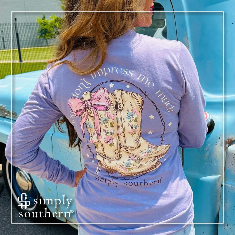 ‘Impress’ Long Sleeve Shirt by Simply Southern