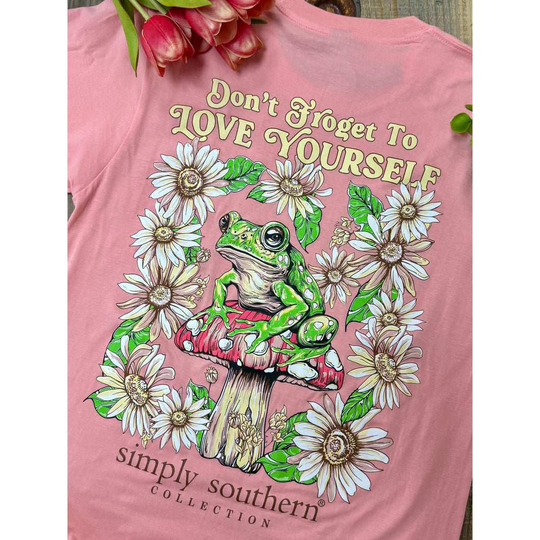 'Love Yourself' Short Sleeve Shirt by Simply Southern