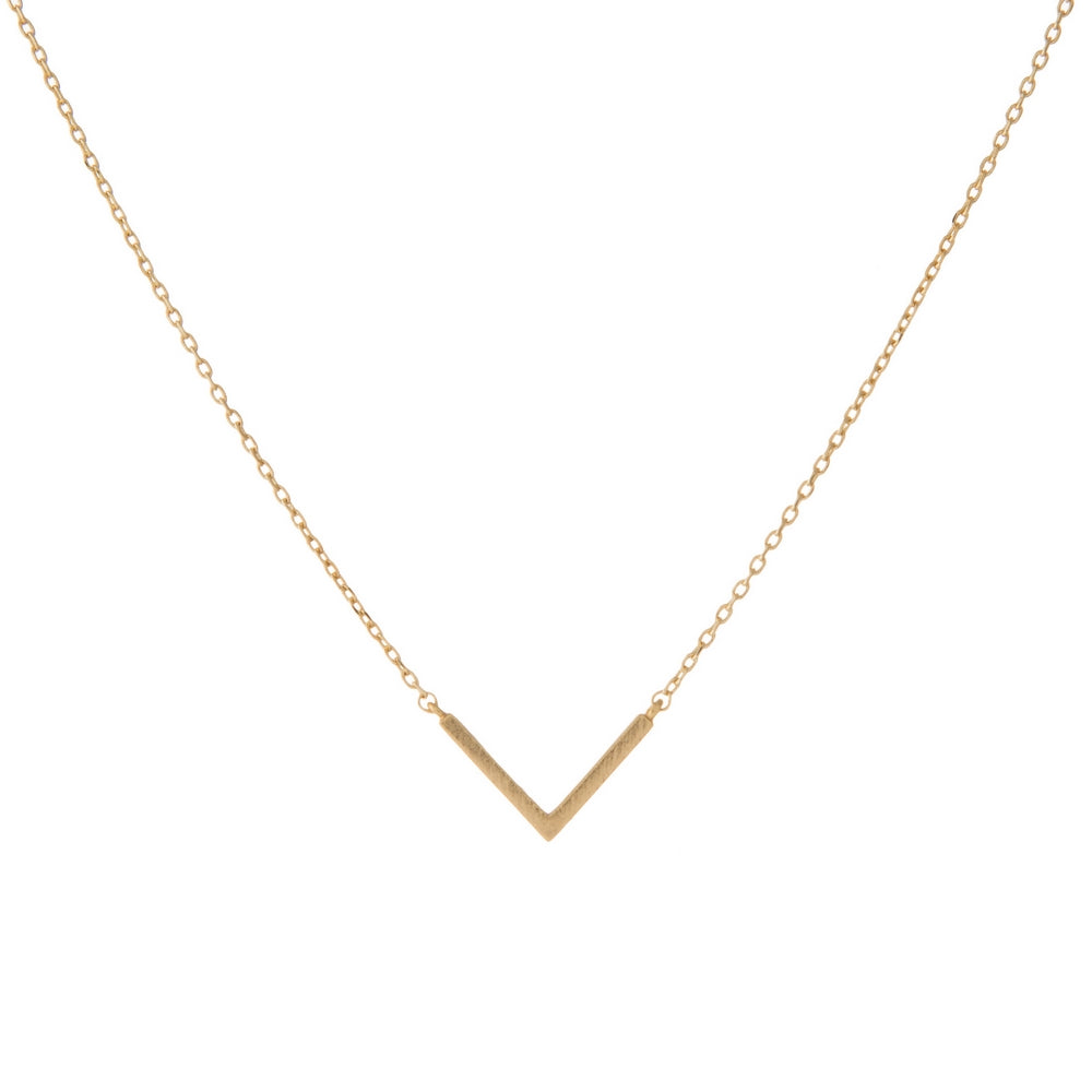 Dainty V Necklace