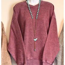 Load image into Gallery viewer, Everyday Oversized Sweatshirt~Eggplant
