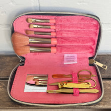 Load image into Gallery viewer, Cosmetic Brush And Nail Set~Black Dot
