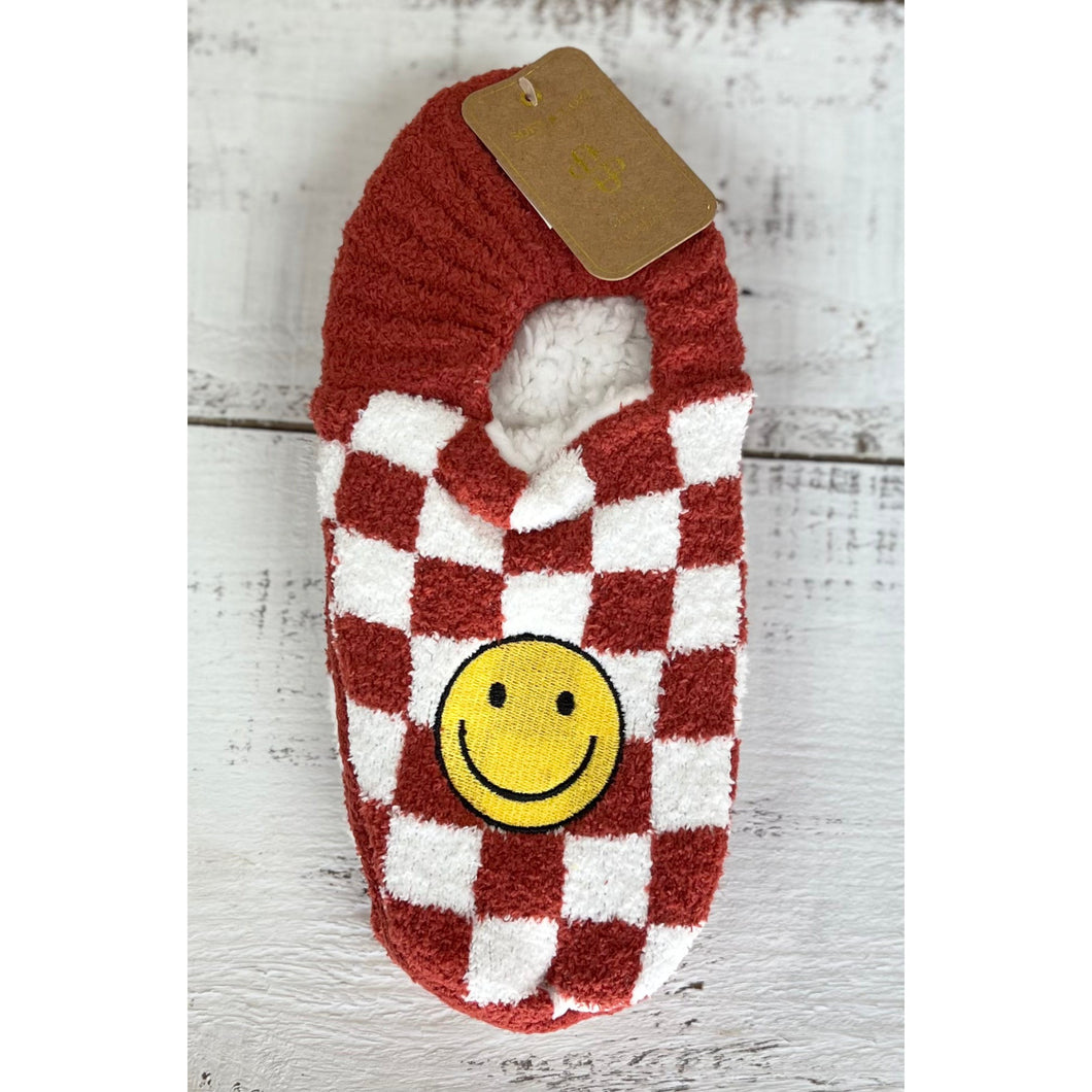 Slipper Socks by Simply Southern~Smile Red