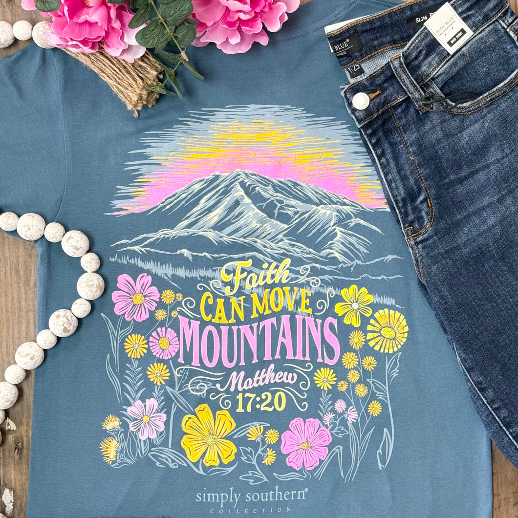 ‘Move Mountains' Short Sleeve Shirt by Simply Southern