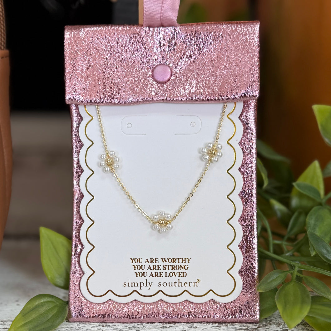 Everyday Necklace~Flowers~Simply Southern