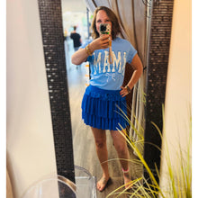 Load image into Gallery viewer, Pleated Skirt With Shorts by Simply Southern~ Sapphire
