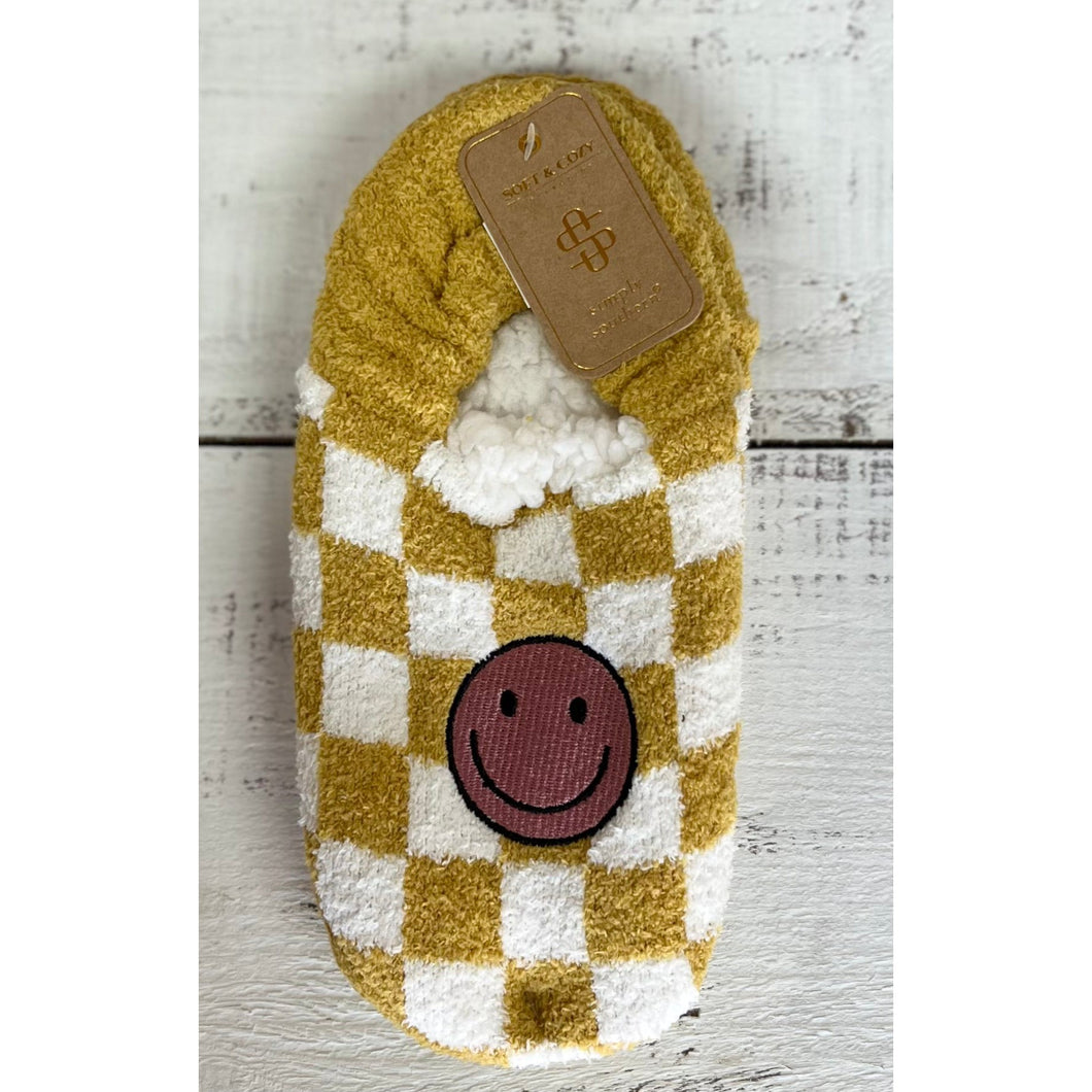 Slipper Socks by Simply Southern~Smile Pink