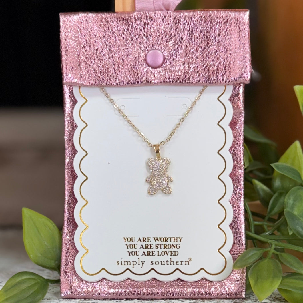 Everyday Necklace~Bear~Simply Southern