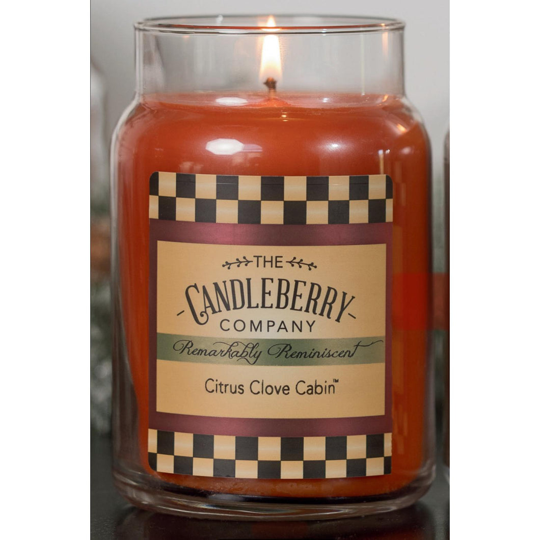 Candleberry Candle Citrus Clove Cabin 26oz