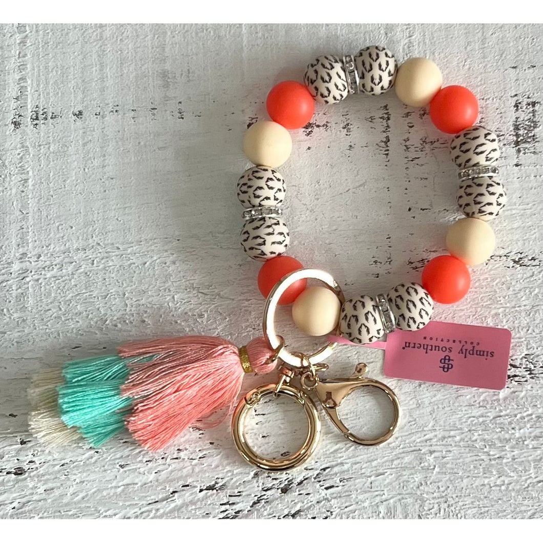 Beaded Bangle Keychain by Simply Southern~Antler