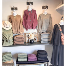 Load image into Gallery viewer, Everyday Oversized Sweatshirt~Eggplant
