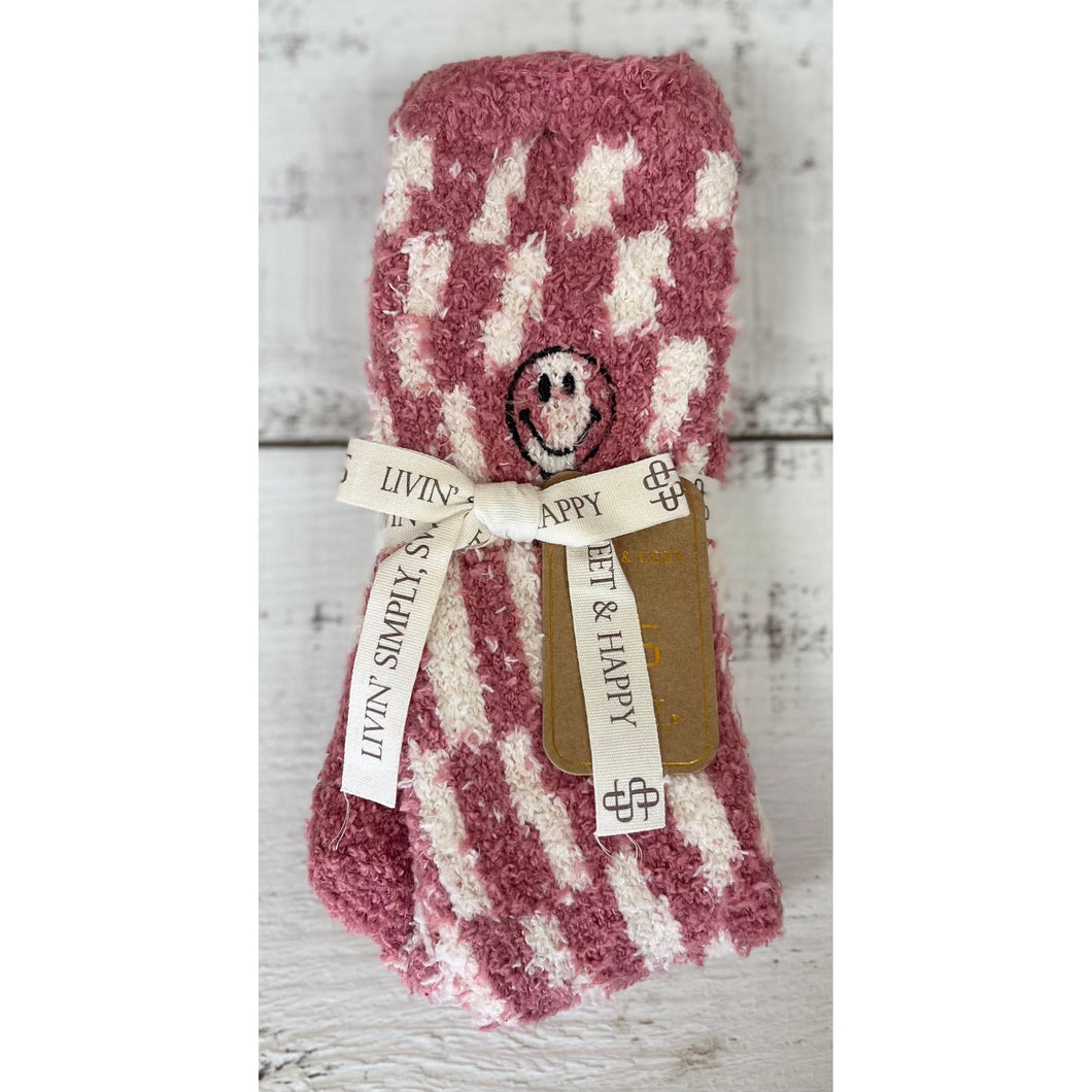 Boot Socks by Simply Southern~Pink Smile