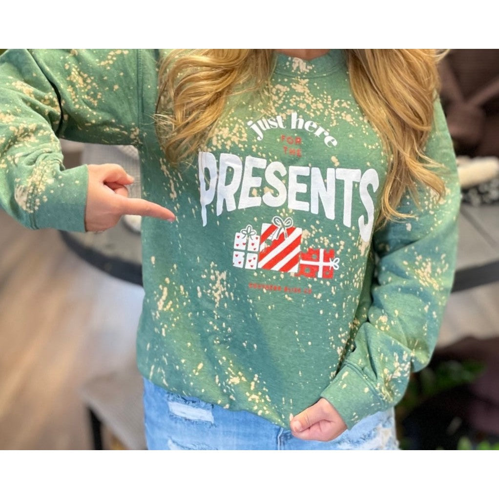 Presents Bleached Sweatshirt