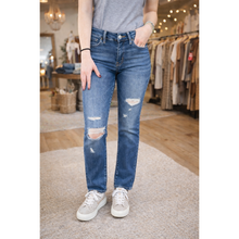 Load image into Gallery viewer, Cuffed Ankle Straight Jeans by Risen
