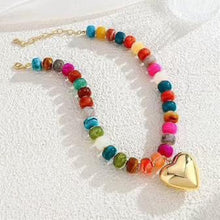 Load image into Gallery viewer, Necklace Beaded With Heart
