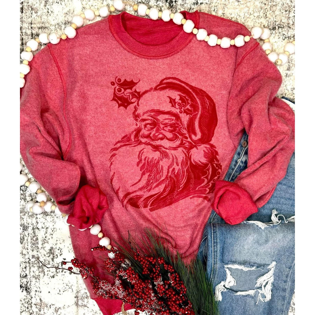 Santa Inside Out Sweatshirt