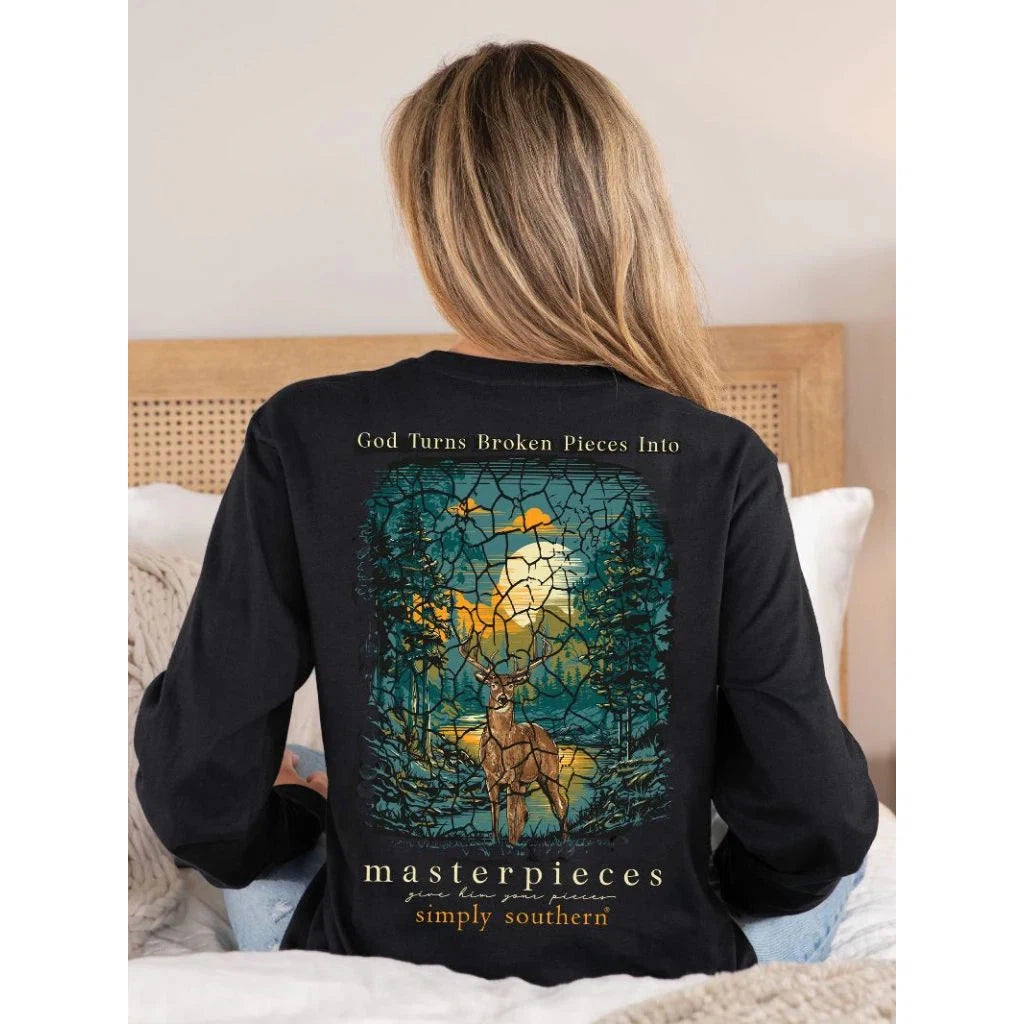 ‘Broken’ Long Sleeve Shirt by Simply Southern